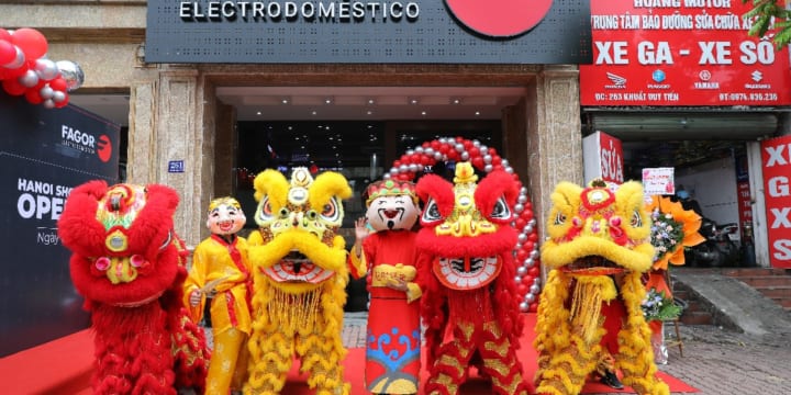 Dịch vụ tổ chức lễ khai trương chuyên nghiệp tại Nam Định | Khai trương showroom Fagor Electrodomestico